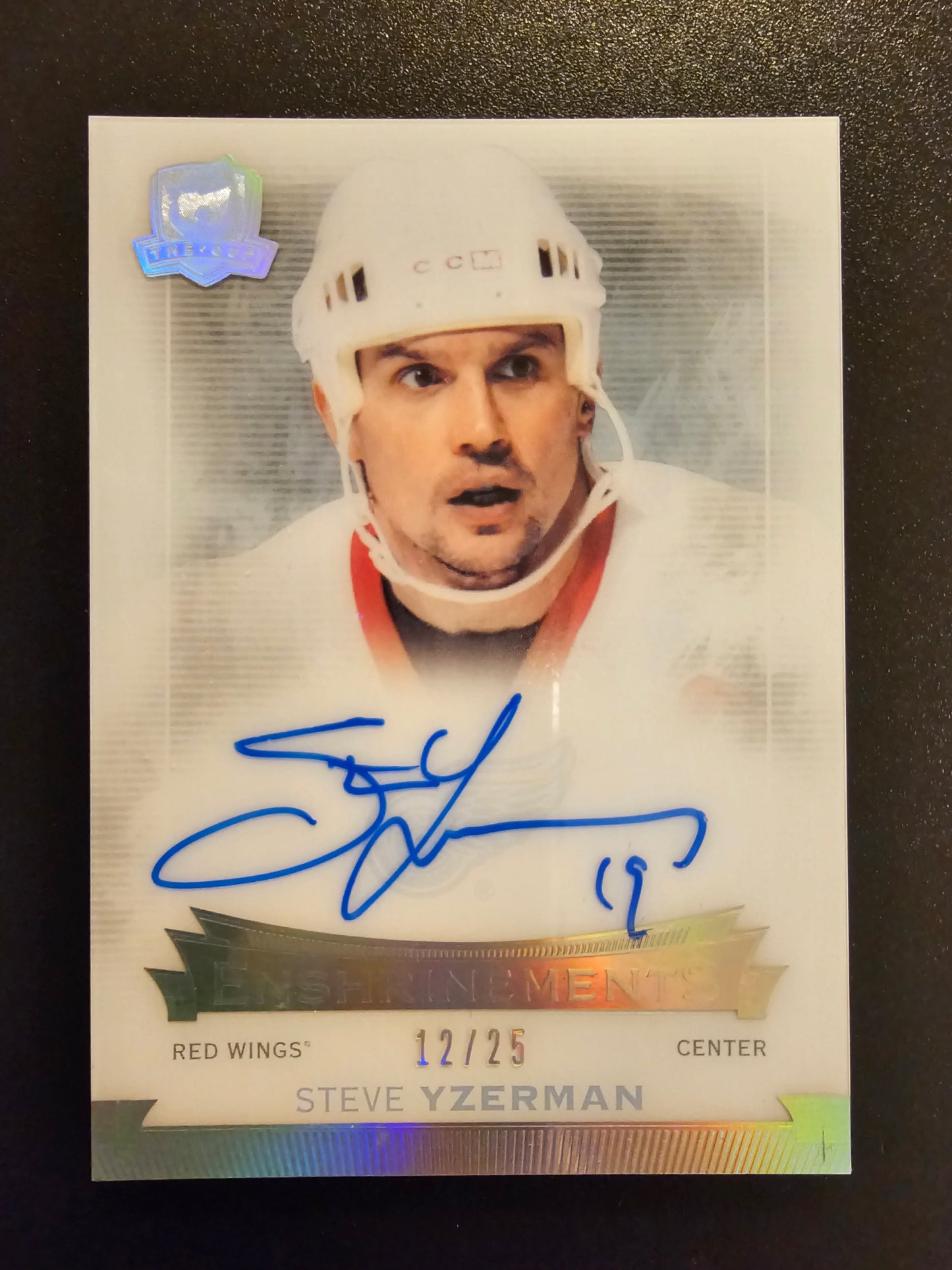 2014-15 Upper Deck The Cup Enshrinements Steve Yzerman #E-SY /25