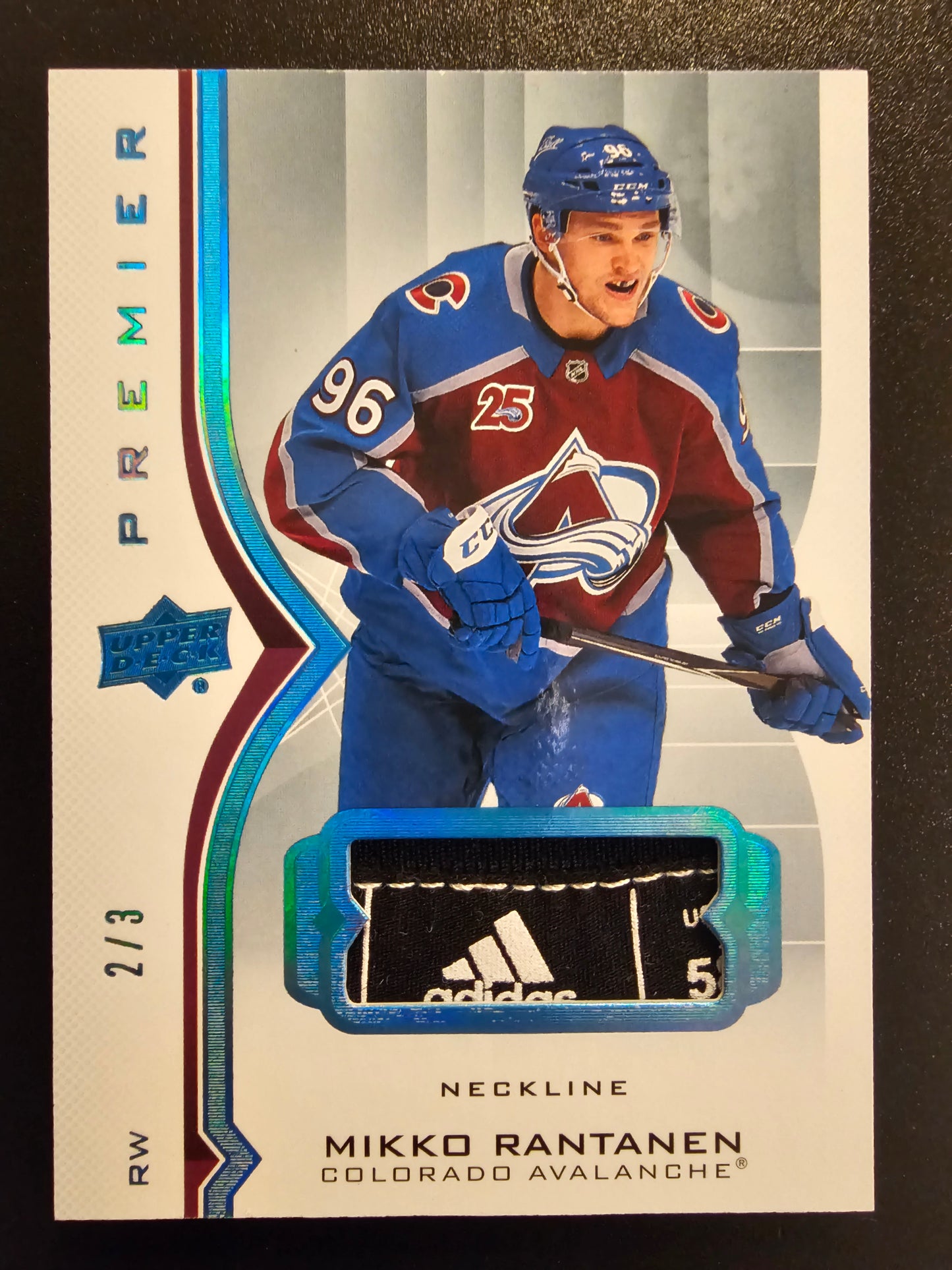 2020-21 Upper Deck Premier Neckline Mikko Rantanen #8 /3