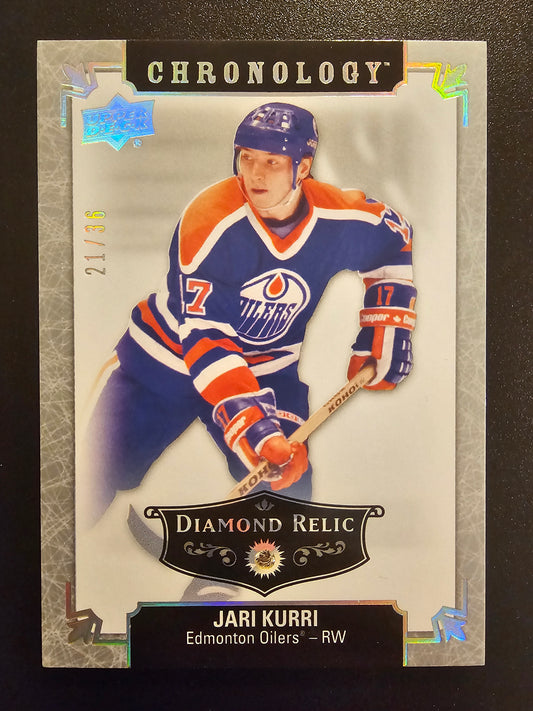 2018-19 Upper Deck Chronology - Diamond Relic Jari Kurri #17 /36