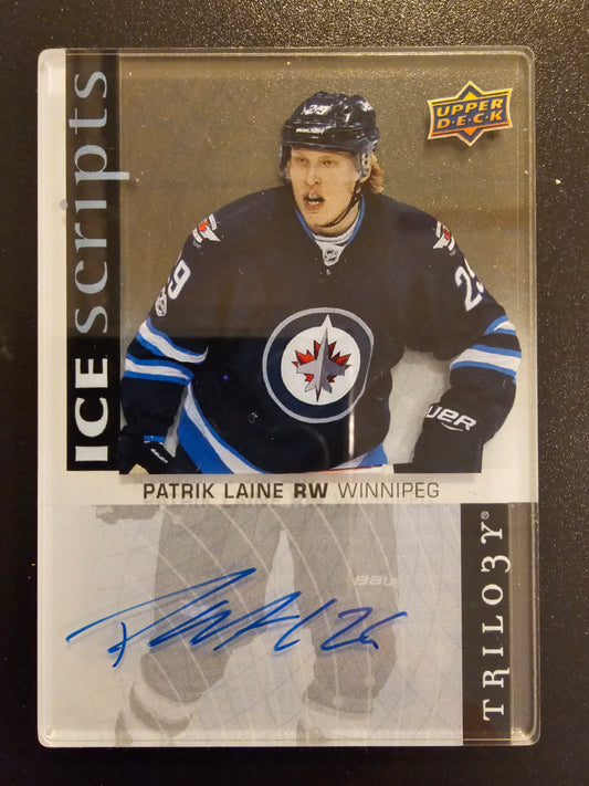 2017-18 Upper Deck Trilogy - Ice Scripts Patrik Laine #IS-PL