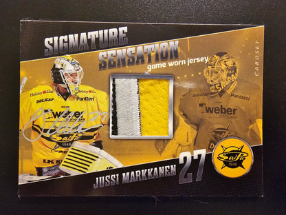 2016-17 Cardset - Signature Sensations - Jussi Markkanen /50