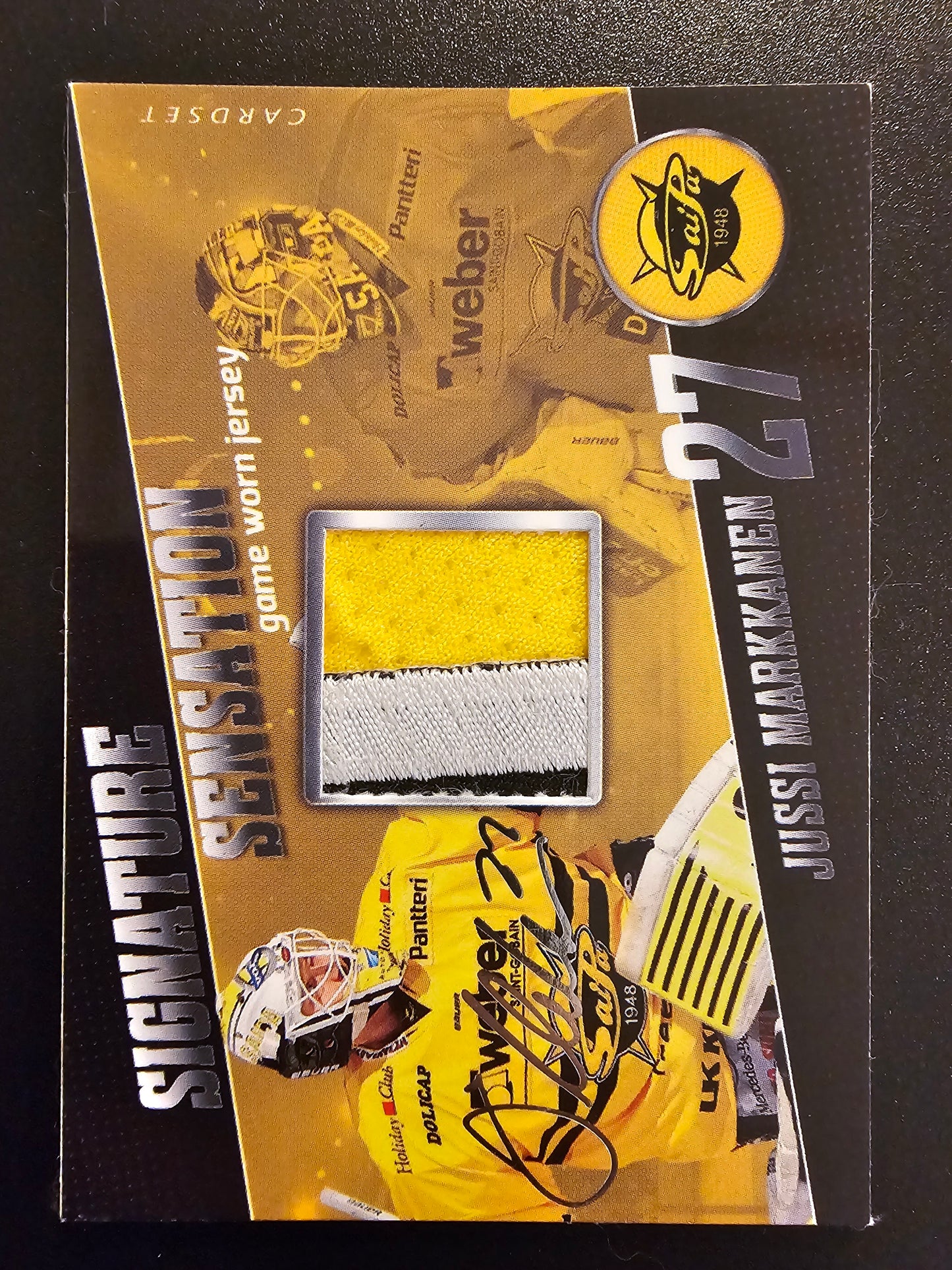 2016-17 Cardset - Signature Sensations - Jussi Markkanen /50