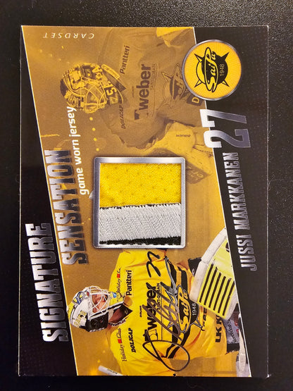 2016-17 Cardset - Signature Sensations - Jussi Markkanen /50