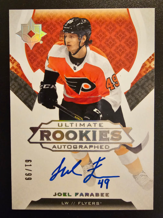 2019-20 Upper Deck Ultimate Collection - Joel Farabee #197 /99 RC