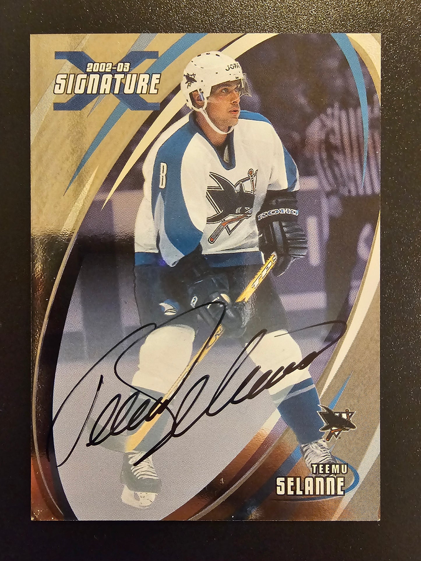2002-03 In the Game Be A Player Signature Series - Signatures Teemu Selanne #116