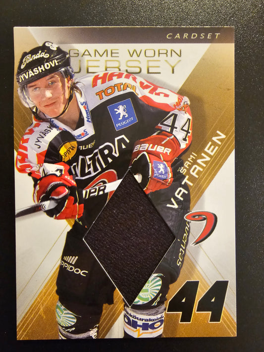 2010-11 Cardset Game Worn Jersey Sami Vatanen /128