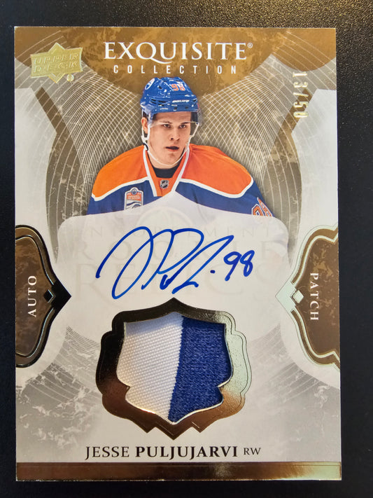 2016-17 Exquistite Collection - Endorsement Rookie Relics - Jesse Puljujarvi #ER-JP /50 RY