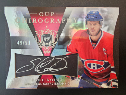 2007-08 Upper Deck The Cup - Chirography - Saku Koivu #CC-SK /50