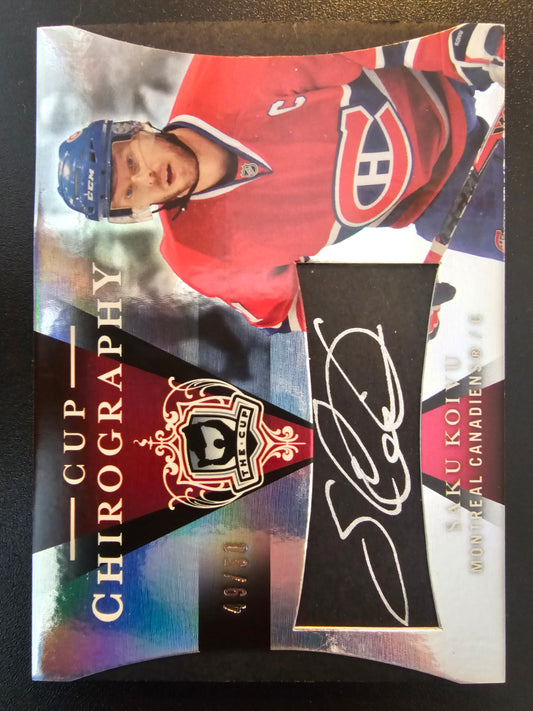 2007-08 Upper Deck The Cup - Chirography - Saku Koivu #CC-SK /50