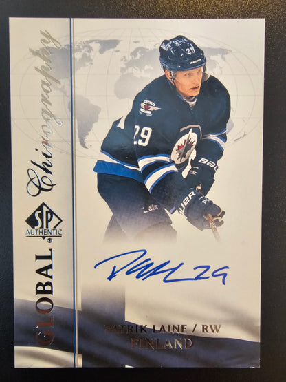 2016-17 SP Authentic - Global Chirography - Patrik Laine #FIN-PL RY