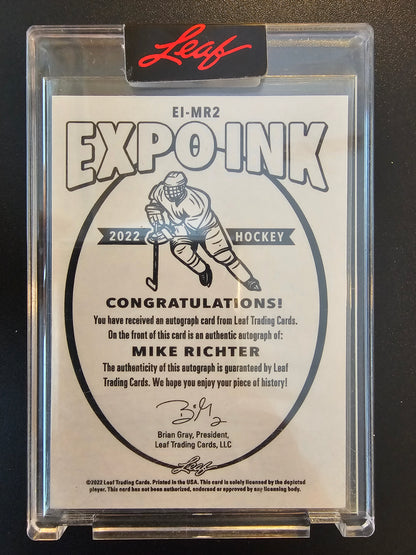 2022 Leaf Expo 2022 - Expo Ink Gray - Mike Richter #EI-MR2 1of1