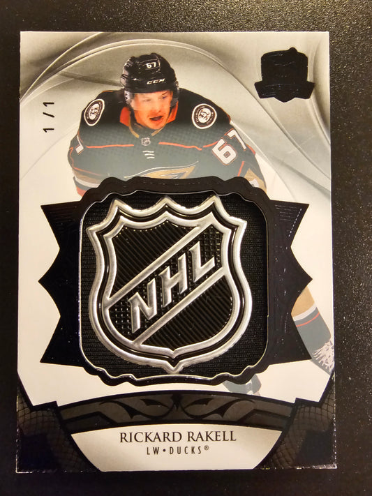 2020-21 Upper Deck The Cup - Black Shield Rickard Rakell #11 1of1