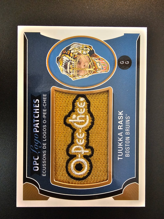 2015-16 O-Pee-Chee - Manufactured Patches Tuukka Rask #P-57