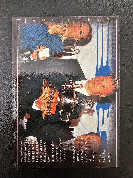 1996-97 Sisu Redline Silver Signature Edition - Jani Hurme