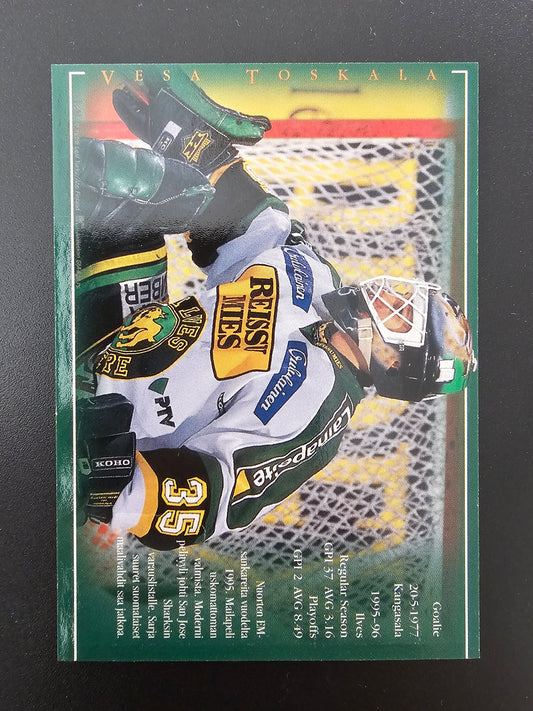 1996-97 Sisu Redline Silver Signature Edition - Vesa Toskala
