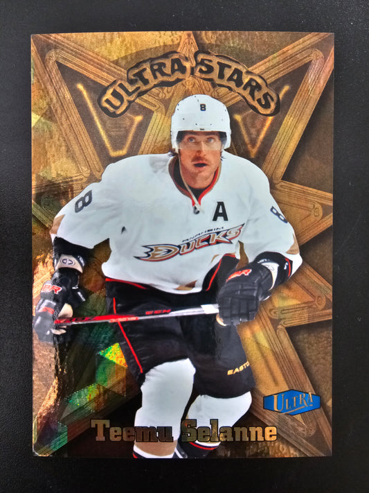 2012-13 Fleer Retro - 1997-98 Ultra Stars Gold Design - Teemu Selanne #20 US