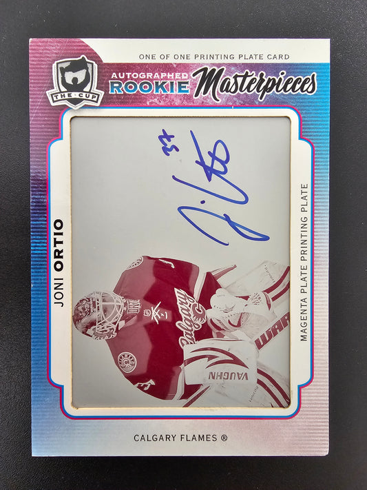 2014-15 The Cup Autographed Rookie Masterpieces printing plate - Joni Ortio #SPX-141 - 1of1 RC