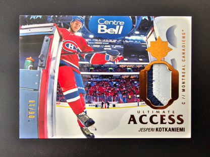 2018-19 Upper Deck Ultimate Collection - Ultimate Access Premium Materials Copper #UA-JK /10 RY