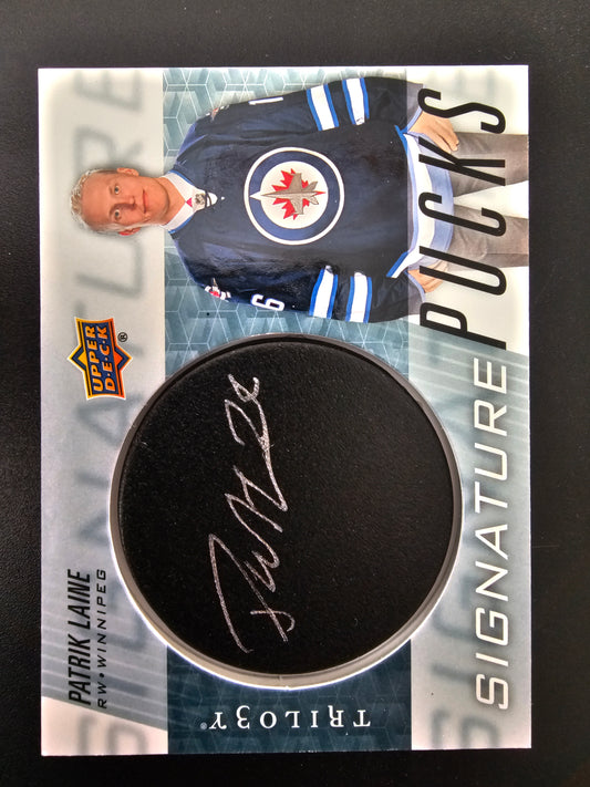 2016-17 Upper Deck Trilogy - Signature Pucks - Patrik Laine #SP-PL RY