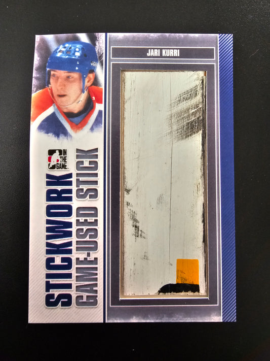 2013-14 In the Game Stickwork - Game-Used Stick - Silver Jari Kurri #GUS-38