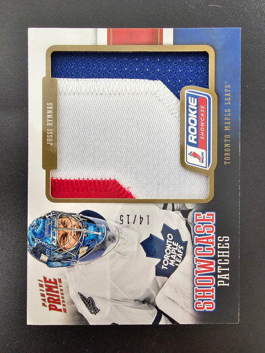 2012-13 Panini Prime - Showcase Patches - Jussi Rynnas #3 /15 RY