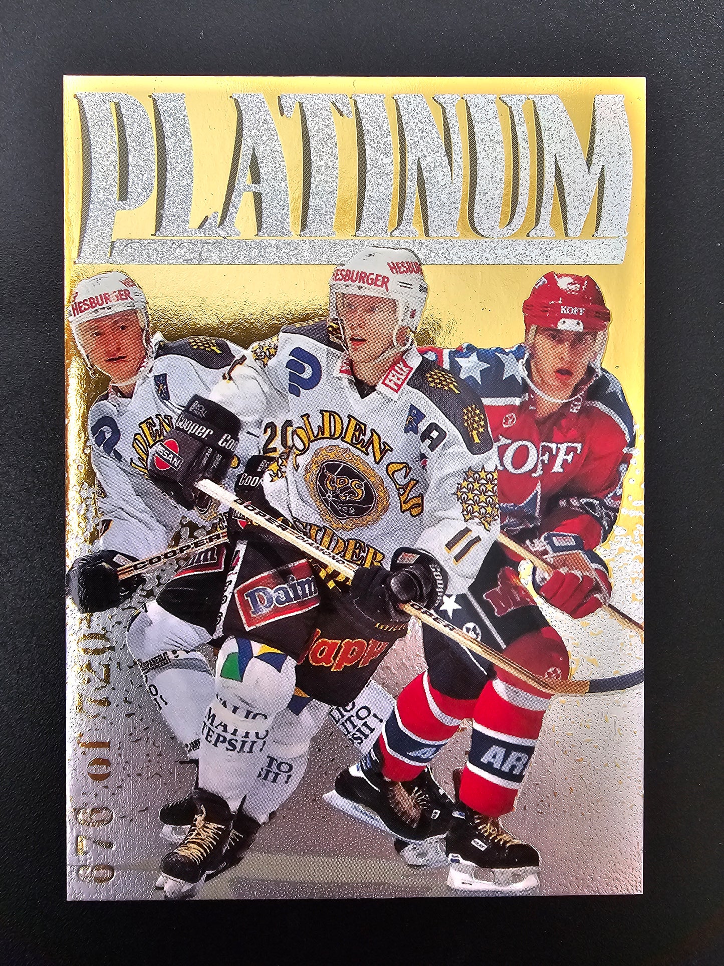 1995-96 Sisu Limited Platinum Power - Saku Koivu - Jere Lehtinen - Ville Peltonen /720