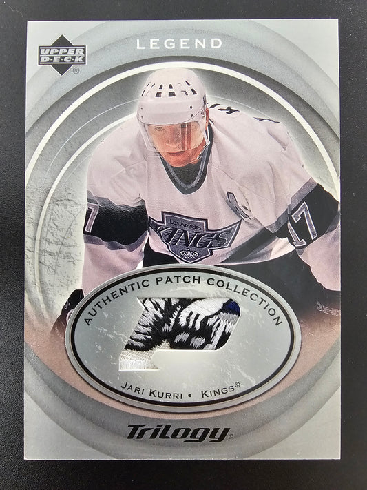 2003-04 Upper Deck Trilogy - Authentic Patch Collection - Jari Kurri #AP-30
