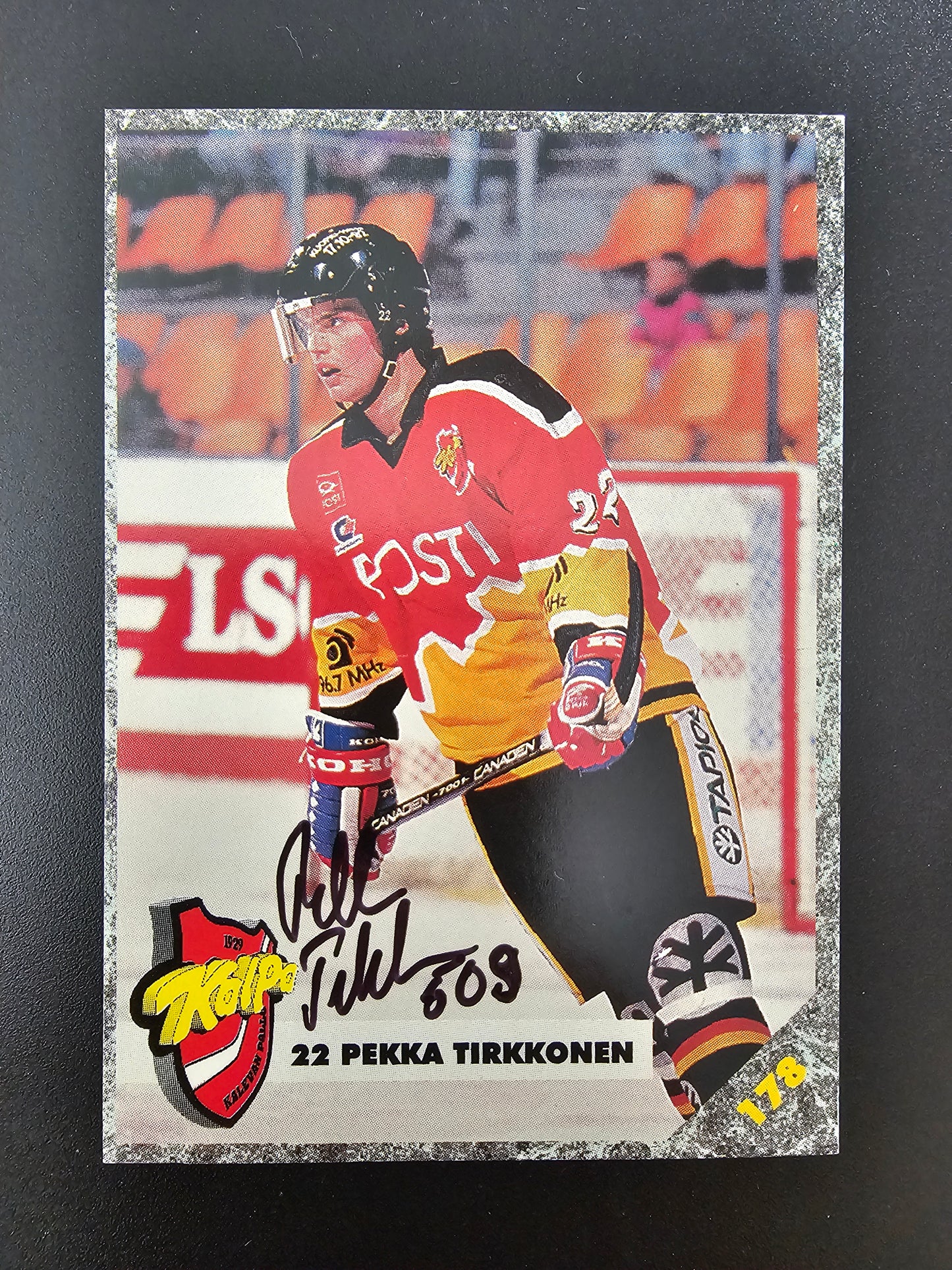 1993-94 Sisu Signature - Pekka Tirkkonen /550