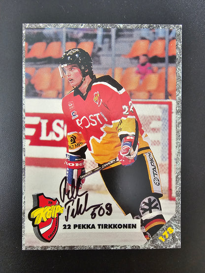 1993-94 Sisu Signature - Pekka Tirkkonen /550