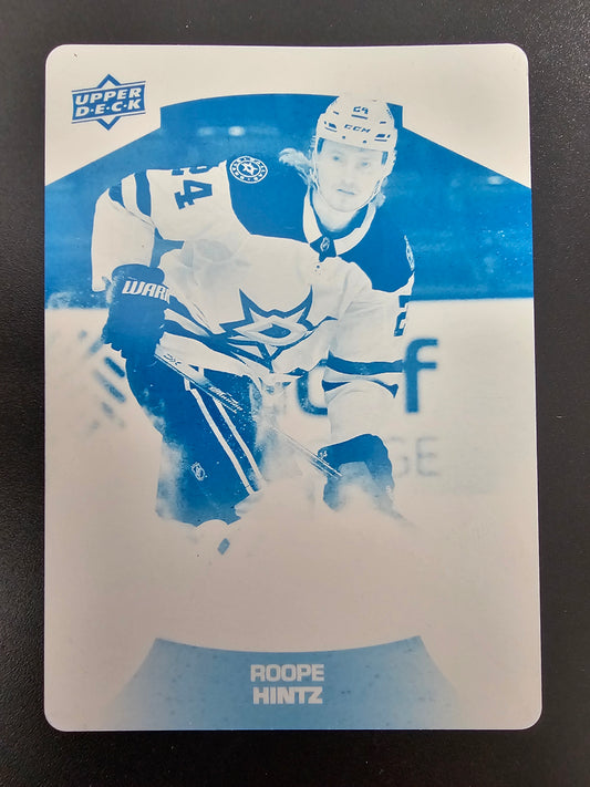 2021-22 Upper Deck MVP - Cyan Printing Plate - Roope Hintz #122 1of1