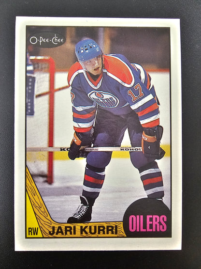 1987-88 O-Pee-Chee - Jari Kurri Blank Backs #148