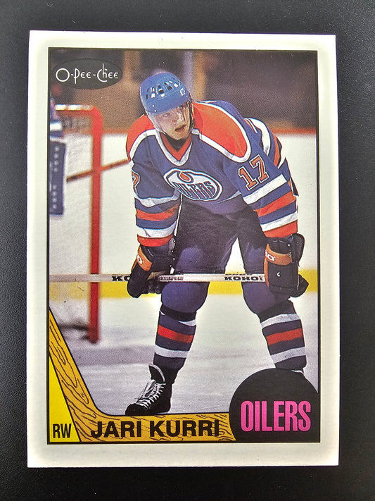 1987-88 O-Pee-Chee - Jari Kurri Blank Backs #148