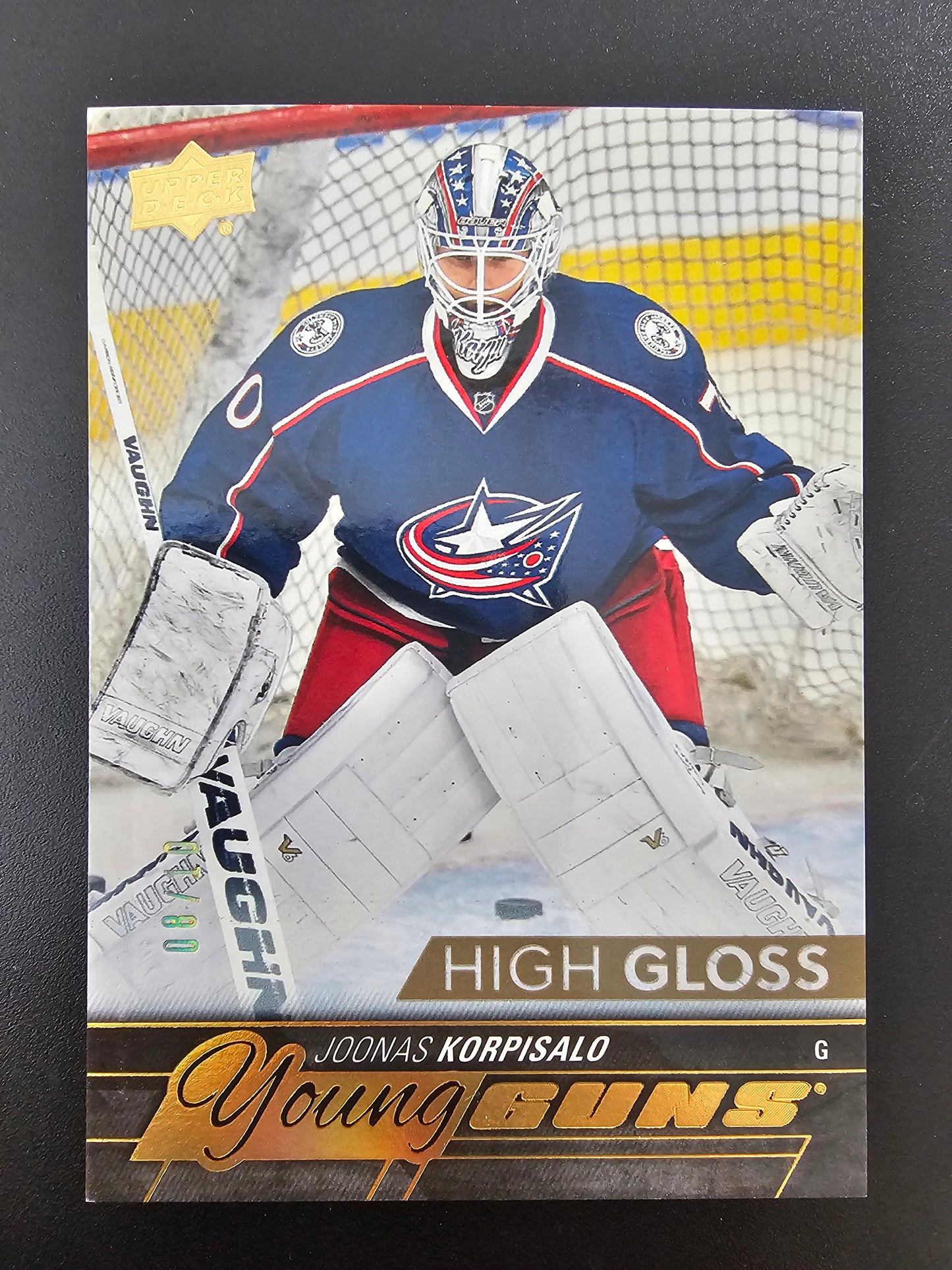 2015-16 Upper Deck - Young Guns High Gloss - Joonas Korpisalo #521 /10 RC