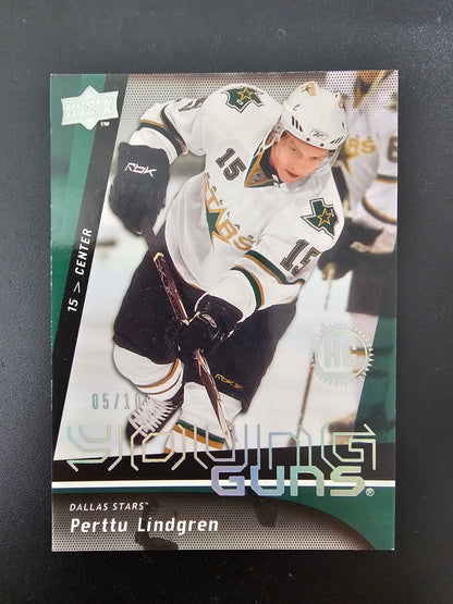 2009-10 Upper Deck - Young Guns High Gloss - Perttu Lindgren #458 /10 RC