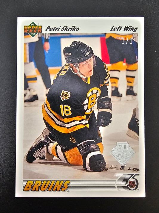 2019-20 Upper Deck 30th Anniversary Buyback 1991-92 - Petri Skriko #334 1of1