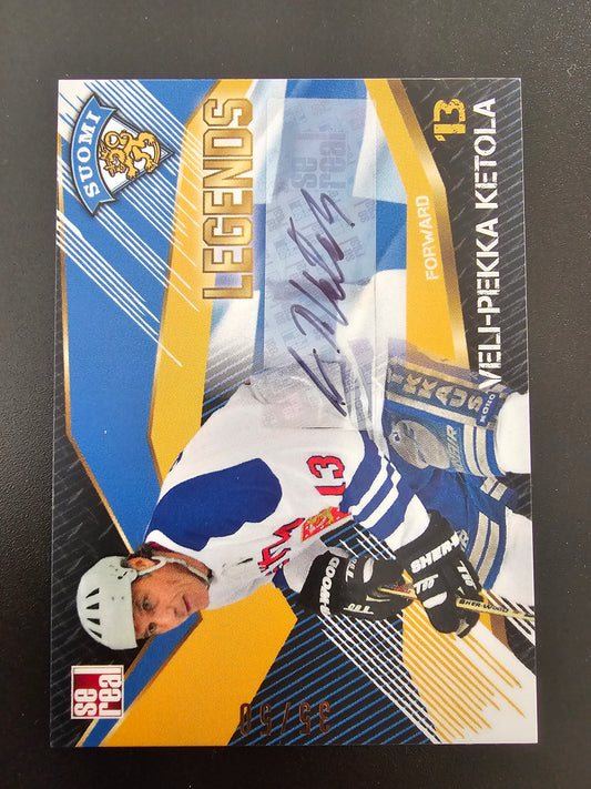 2016 Sereal Team Finland Legends Autograph Veli-Pekka Ketola #FIN-LGD-A02 /50