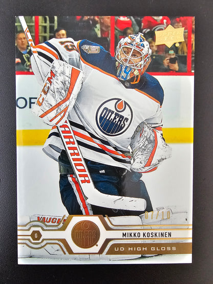 2019-20 Upper Deck -  High Gloss - Mikko Koskinen #191 /10
