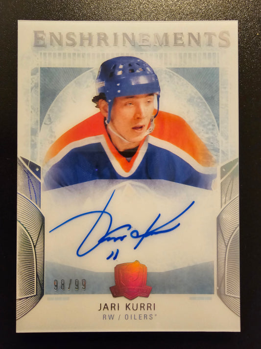 2017-18 Upper Deck The Cup - Cup Enshrinements - Jari Kurri #E-JK /99