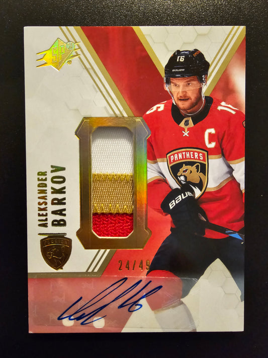 2021-22 SPx - Auto Patch Aleksander Barkov #28 /49