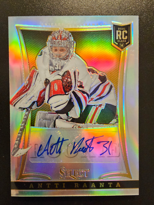 2013-14 Panini Rookie Anthology - Select Update - Silver Prizm - Antti Raanta #355 /99