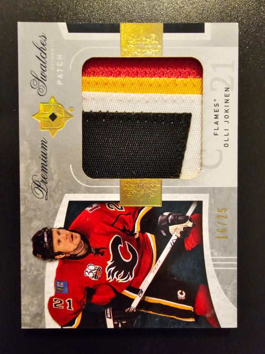 2009-10 Upper Deck Ultimate Collection - Premium Swatches Patch - Olli Jokinen #PS-OJ /25