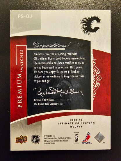2009-10 Upper Deck Ultimate Collection - Premium Swatches Patch - Olli Jokinen #PS-OJ /25
