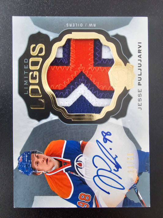 2016-17 Upper Deck The Cup - Limited Logos - Jesse Puljujarvi #LL-JP /50 RY