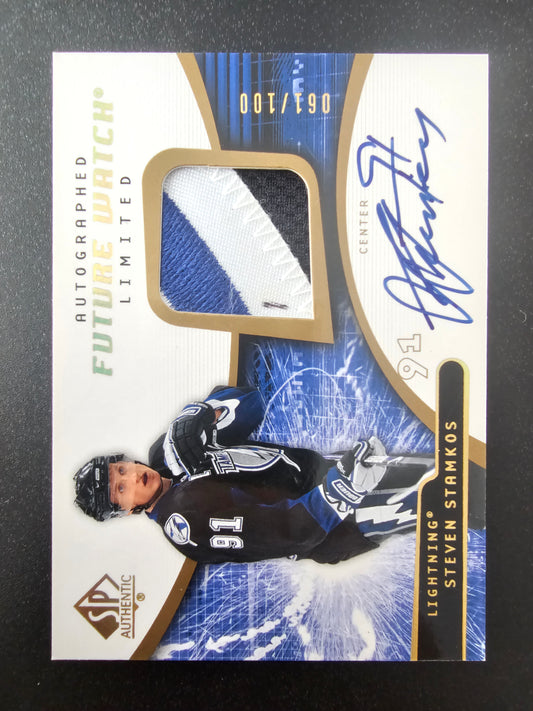 2008-09 Upper Deck SP Authentic - Limited -  Autographed Future Watch - Steven Stamkos #247 /100 RC