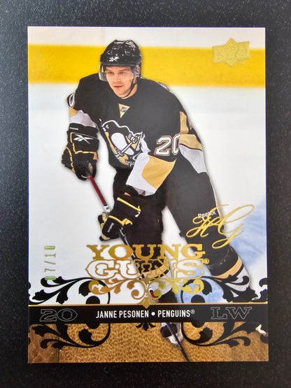 2008-09 Upper Deck - Young Guns High Gloss - Janne Pesonen #488 /10 RC