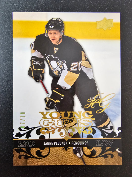 2008-09 Upper Deck - Young Guns High Gloss - Janne Pesonen #488 /10 RC