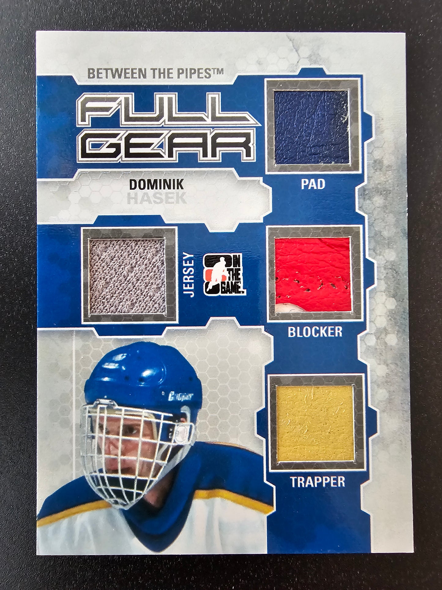 2012-13 In the Game Between the Pipes - Full Gear Silver - Dominik Hasek #FG-02 PR9