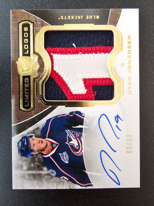 2014-15 Upper Deck The Cup Limited Logos Autographs - Ryan Johansen #LL-RJ /50