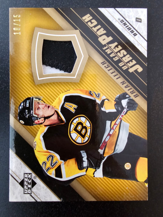 2005-06 Upper Deck - UD Game Jersey Series 2 - Patch - Brian Leetch #P2-BL /15