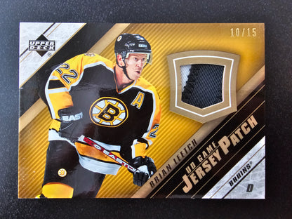 2005-06 Upper Deck - UD Game Jersey Series 2 - Patch - Brian Leetch #P2-BL /15